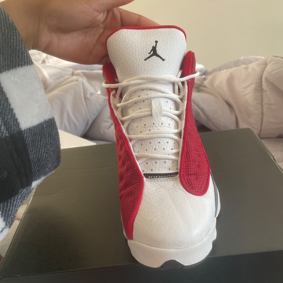 Air Jordan 13 retro(GS) gym red/black-flint grey-white - Picture 2 of 2